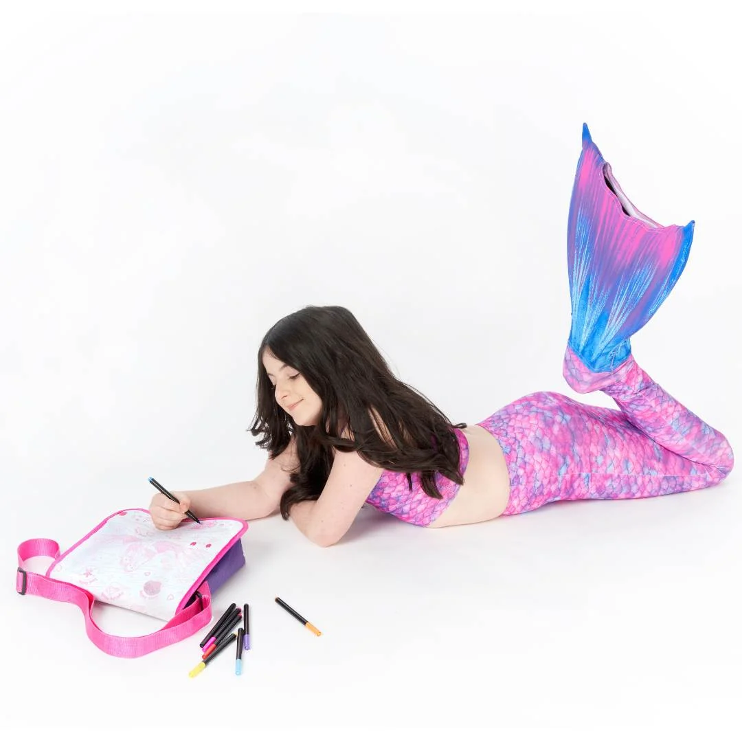 Mermaid Tail and Monofin Free Scruchie - Image 8