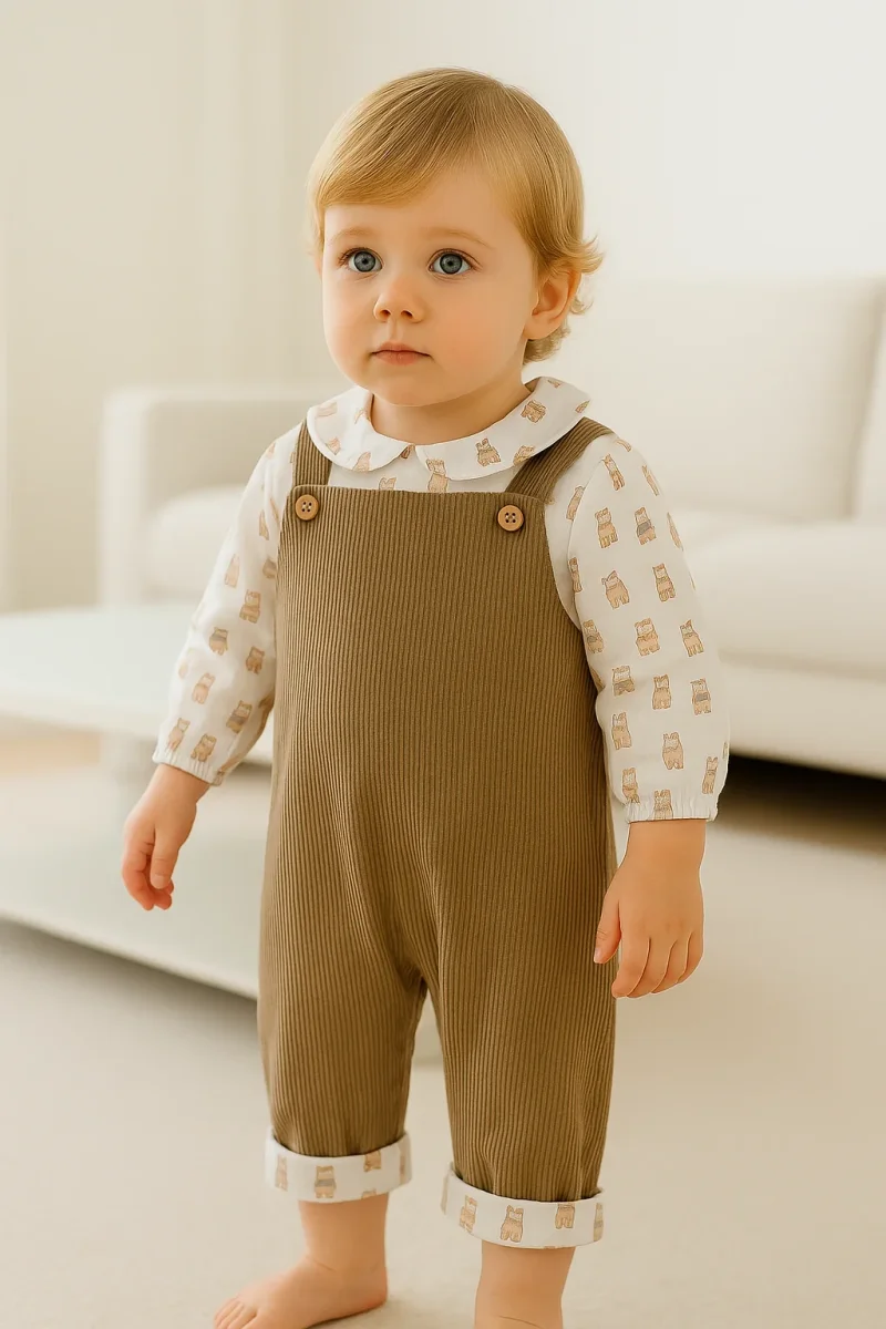 Mighty Love - Jardineira e blusa Bear - Image 3