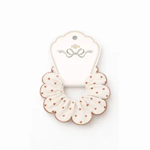 Elástico para Cabelo Scrunchie Tiny Hearts | Mrs Ertha