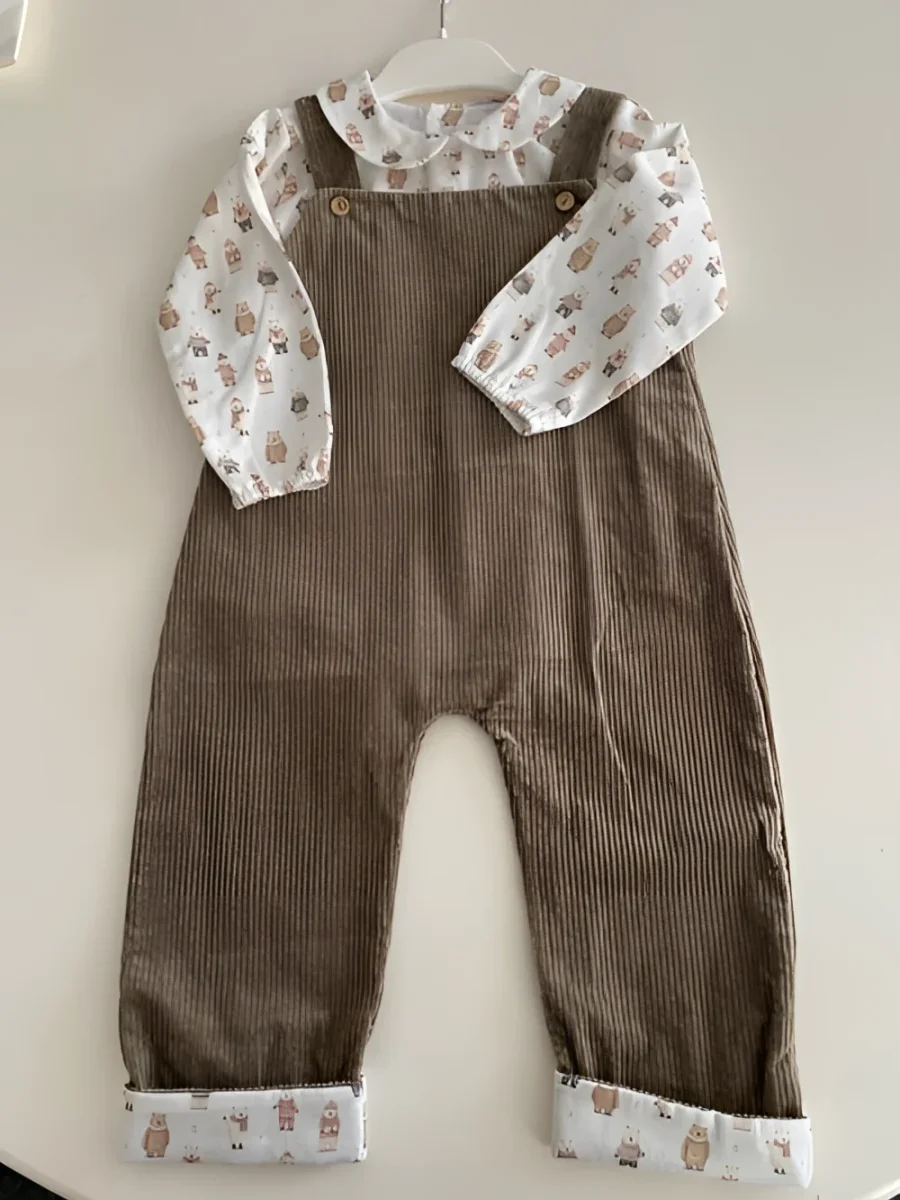 Mighty Love - Jardineira e blusa Bear - Image 4